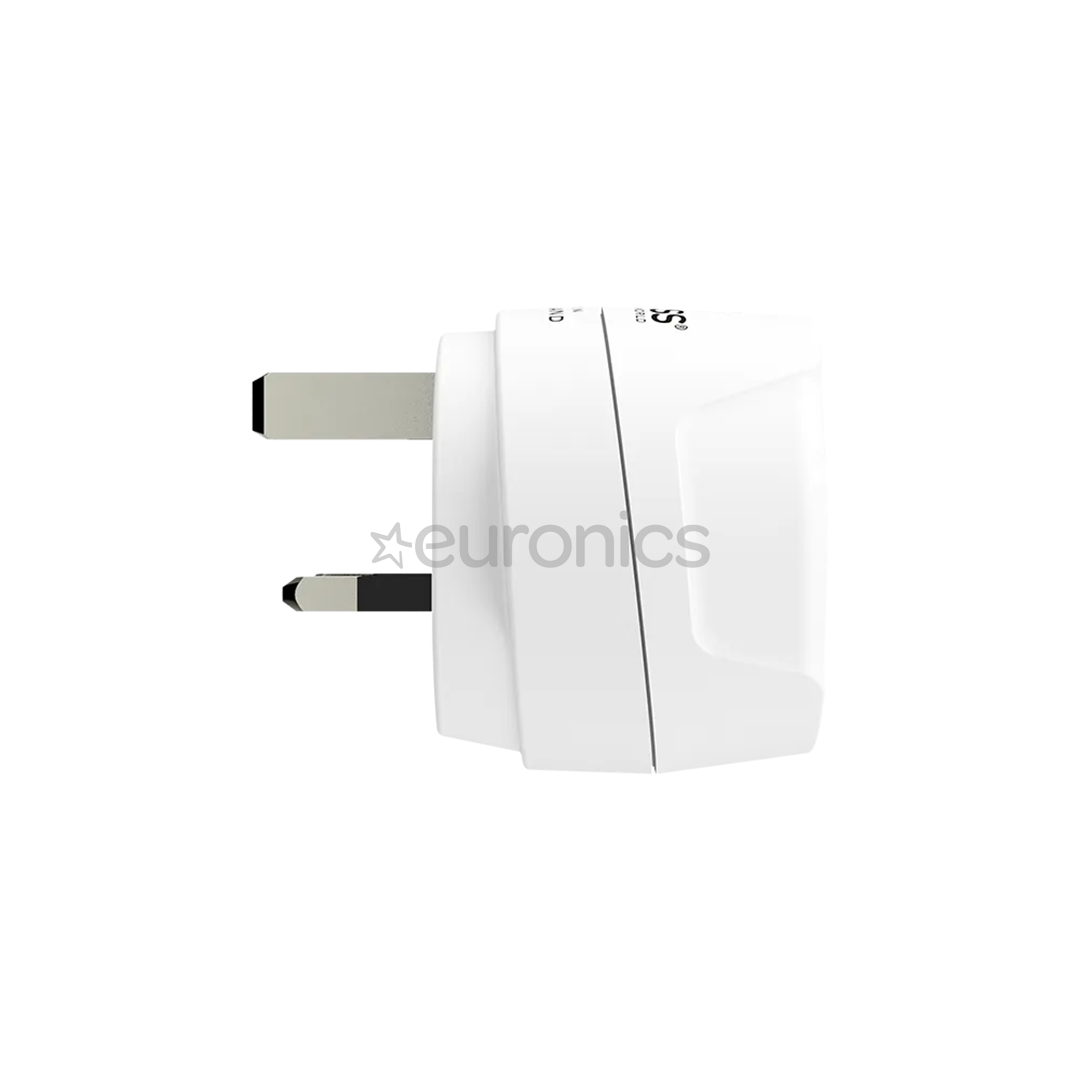 Skross Europe to UK, valge - Reisiadapter