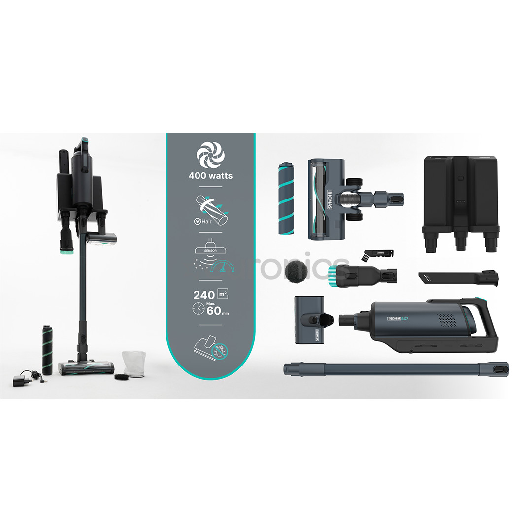 Thomas BX7, темно-синий - Беспроводной пылесос