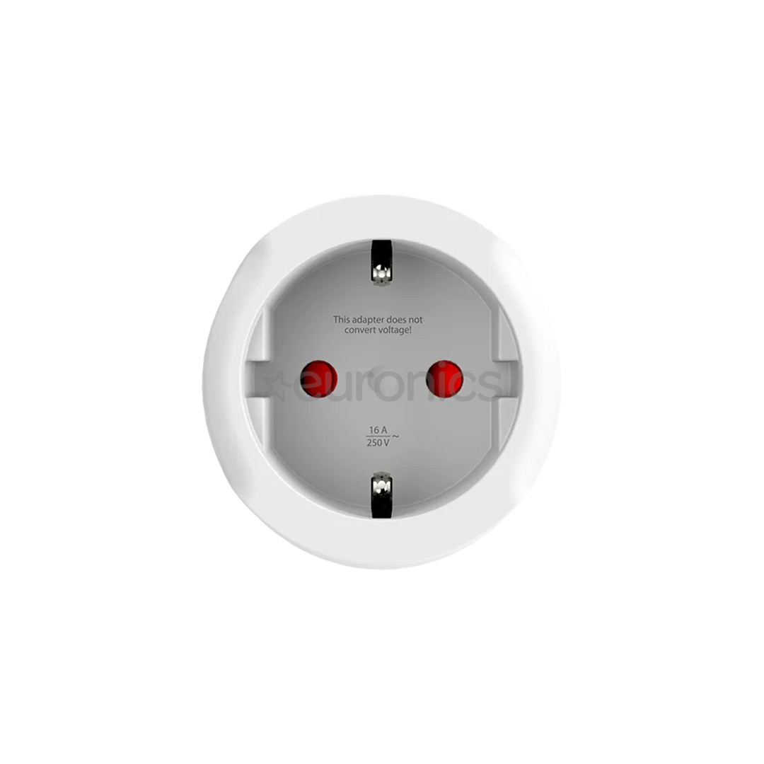 Skross Europe to USA, white - Travel adapter