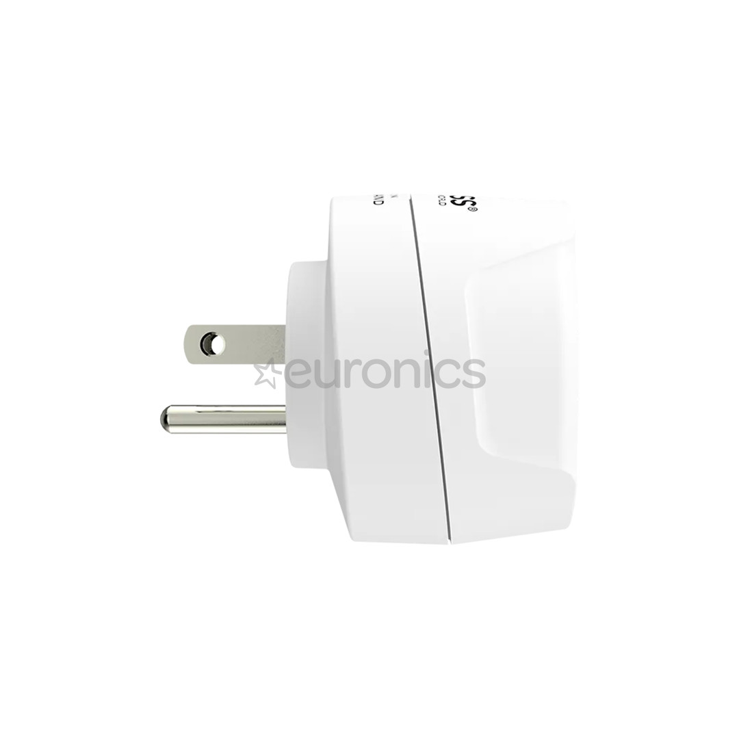 Skross Europe to USA, white - Travel adapter