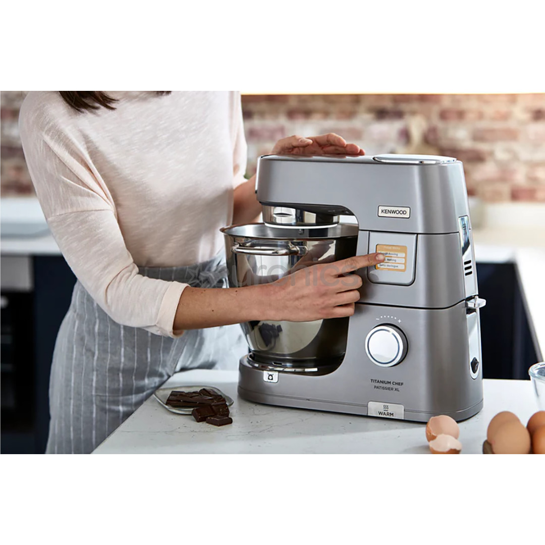 Kenwood Titanium Chef Patissier XL, 7 L / 5 L, 1400 W, grey - Food processor