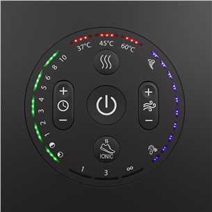 Hedgehog Octopus Ionic, must - Jalanõude kuivati