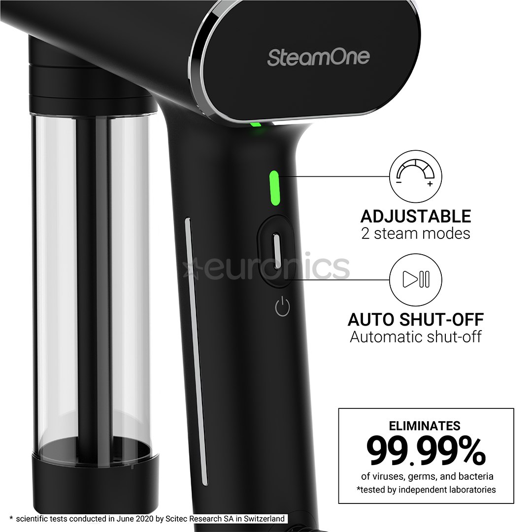 SteamOne Karl 2, 2000 W, black - Handheld steamer