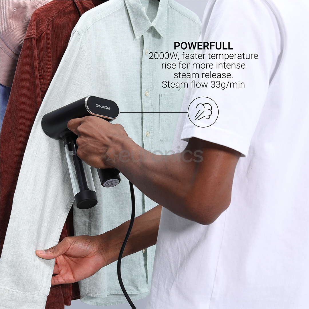 SteamOne Karl 2, 2000 Вт, черный - Ручной отпариватель