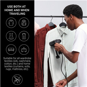 SteamOne Karl 2, 2000 Вт, черный - Ручной отпариватель