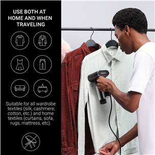 SteamOne Karl 2, 2000 W, black - Handheld steamer