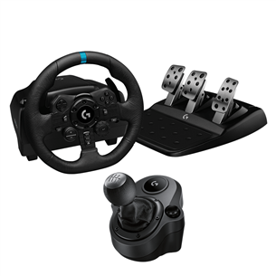 Logitech G923 + Driving Force Shifter, PC, PlayStation, must - Rool 991-000531