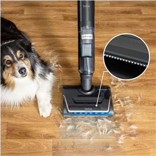 Tefal X-Clean 7, wet cleaning, black/golden - Cordless hard floor cleaner