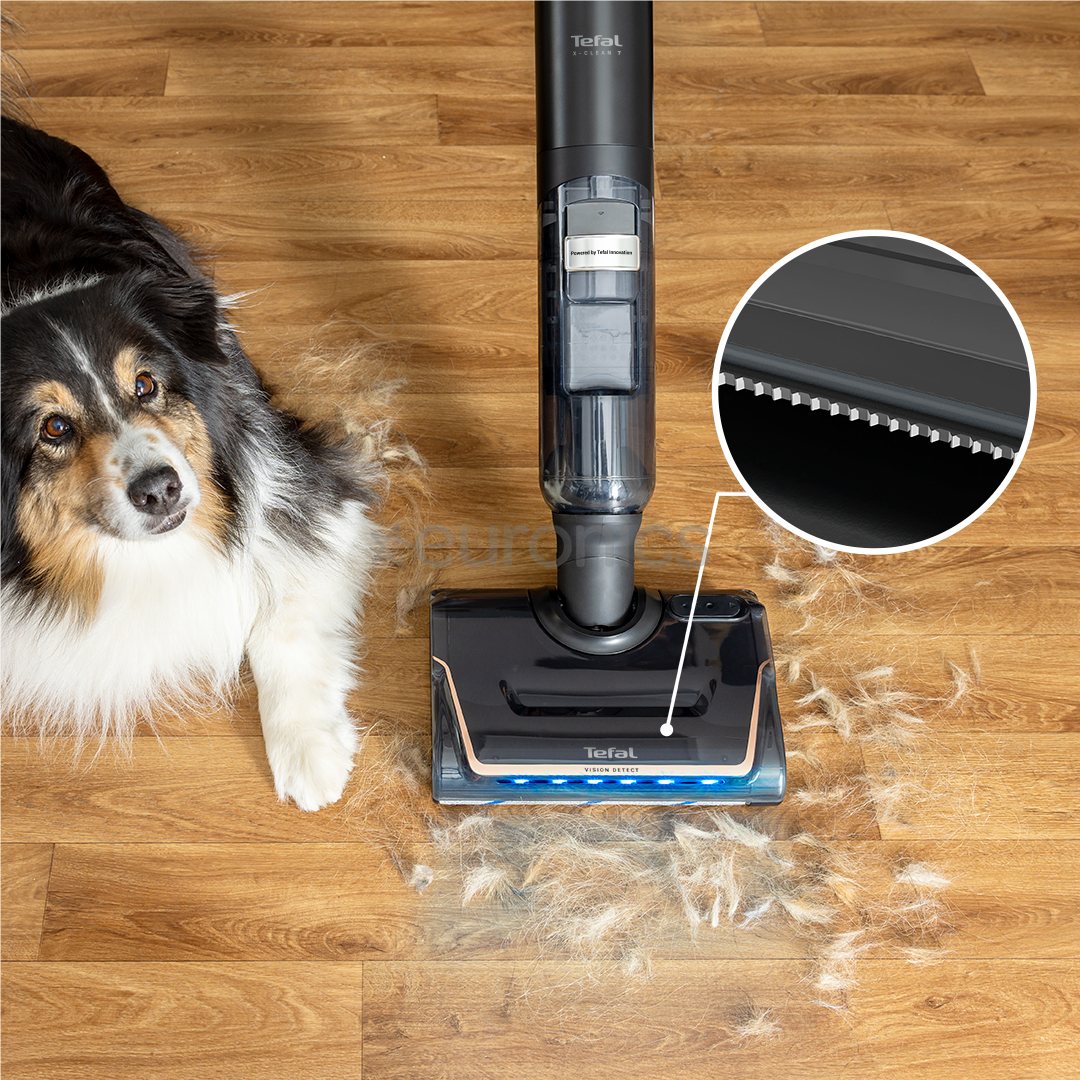 Tefal X-Clean 7, wet cleaning, black/golden - Cordless hard floor cleaner