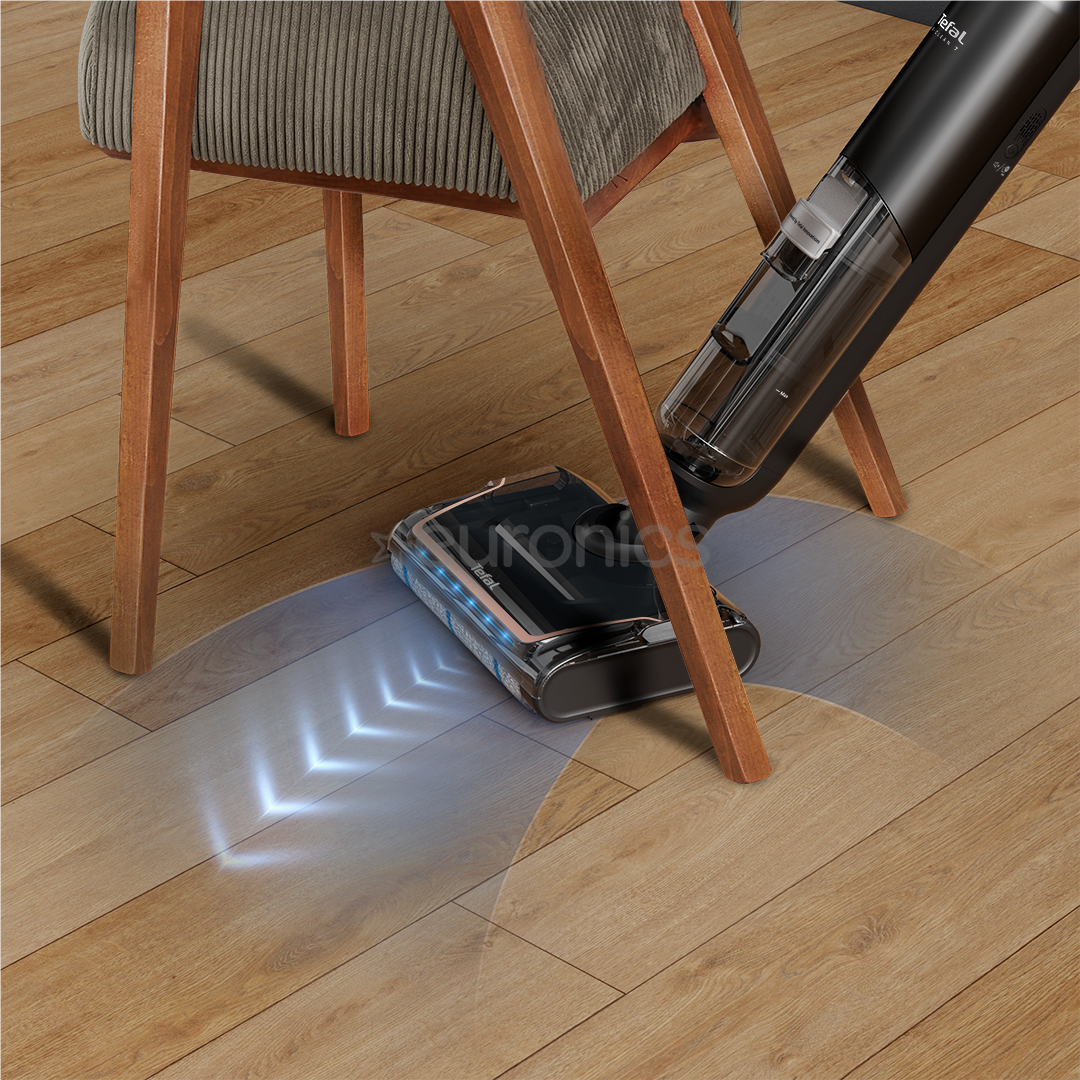 Tefal X-Clean 7, wet cleaning, black/golden - Cordless hard floor cleaner