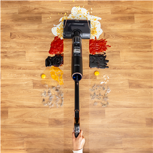 Tefal X-Clean 7, wet cleaning, black/golden - Cordless hard floor cleaner