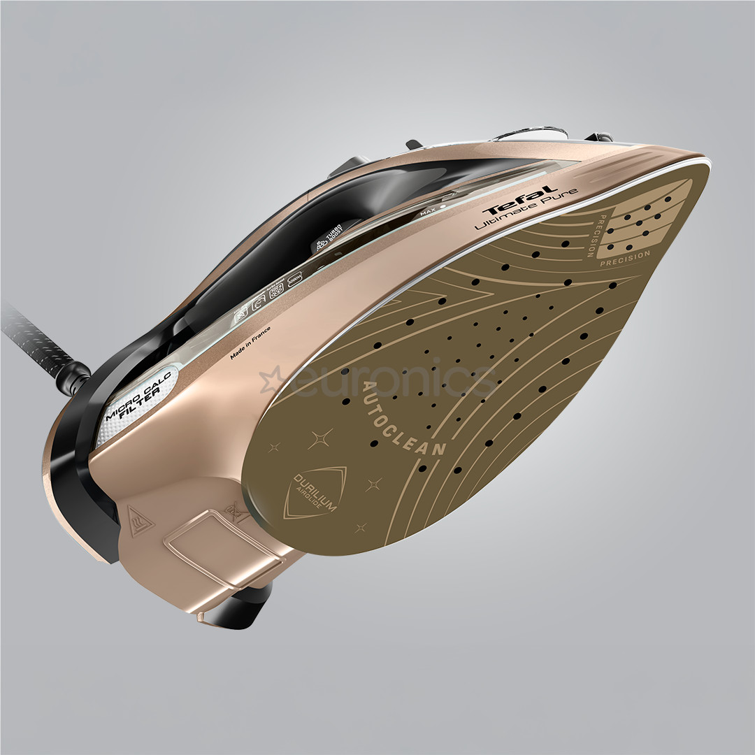 Tefal Ultimate Pure, 3200 W, must/kuldne - Aurutriikraud