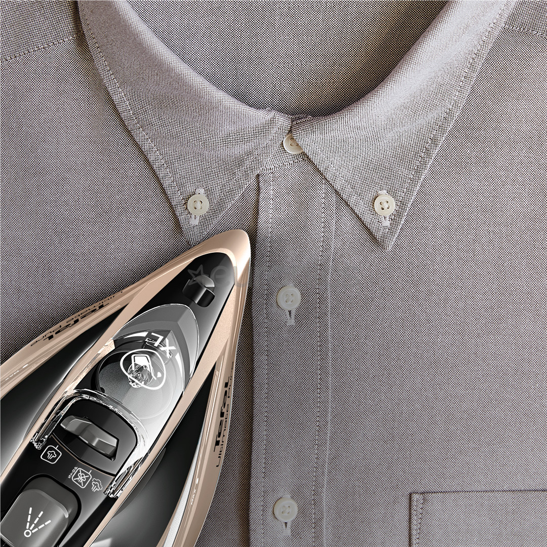 Tefal Ultimate Pure, 3200 W, must/kuldne - Aurutriikraud