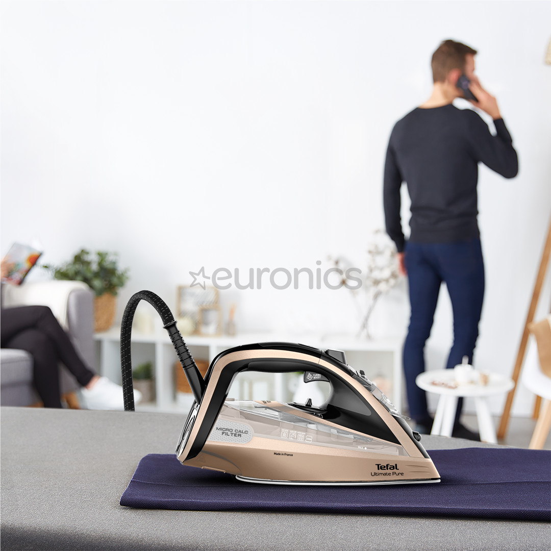 Tefal Ultimate Pure, 3200 W, must/kuldne - Aurutriikraud