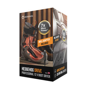 Hedgehog Drive, черный - Сушилка для обуви