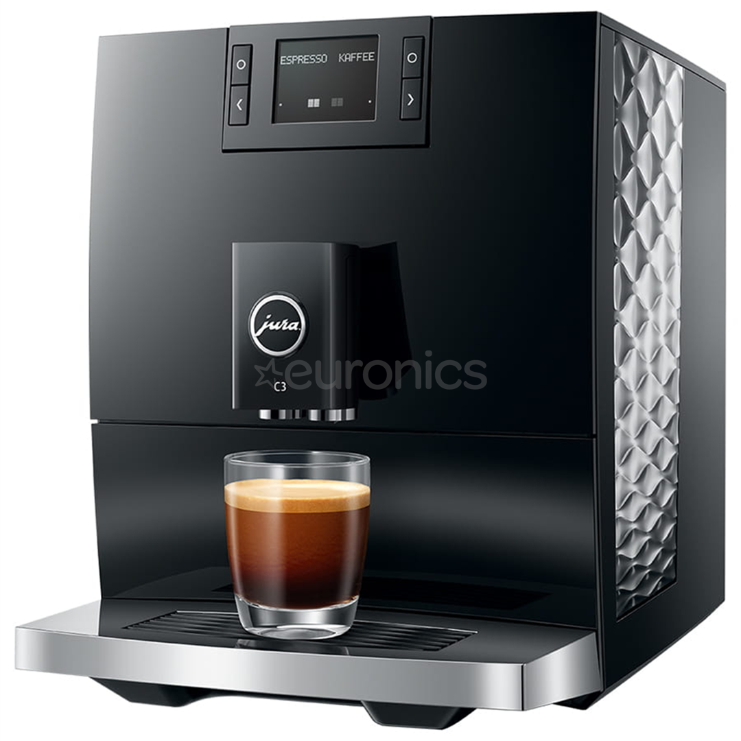 JURA C3, Piano Black, must - Espressomasin