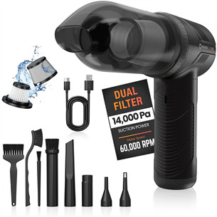 Hedgehog Turbovac, must - Käsitolmuimeja