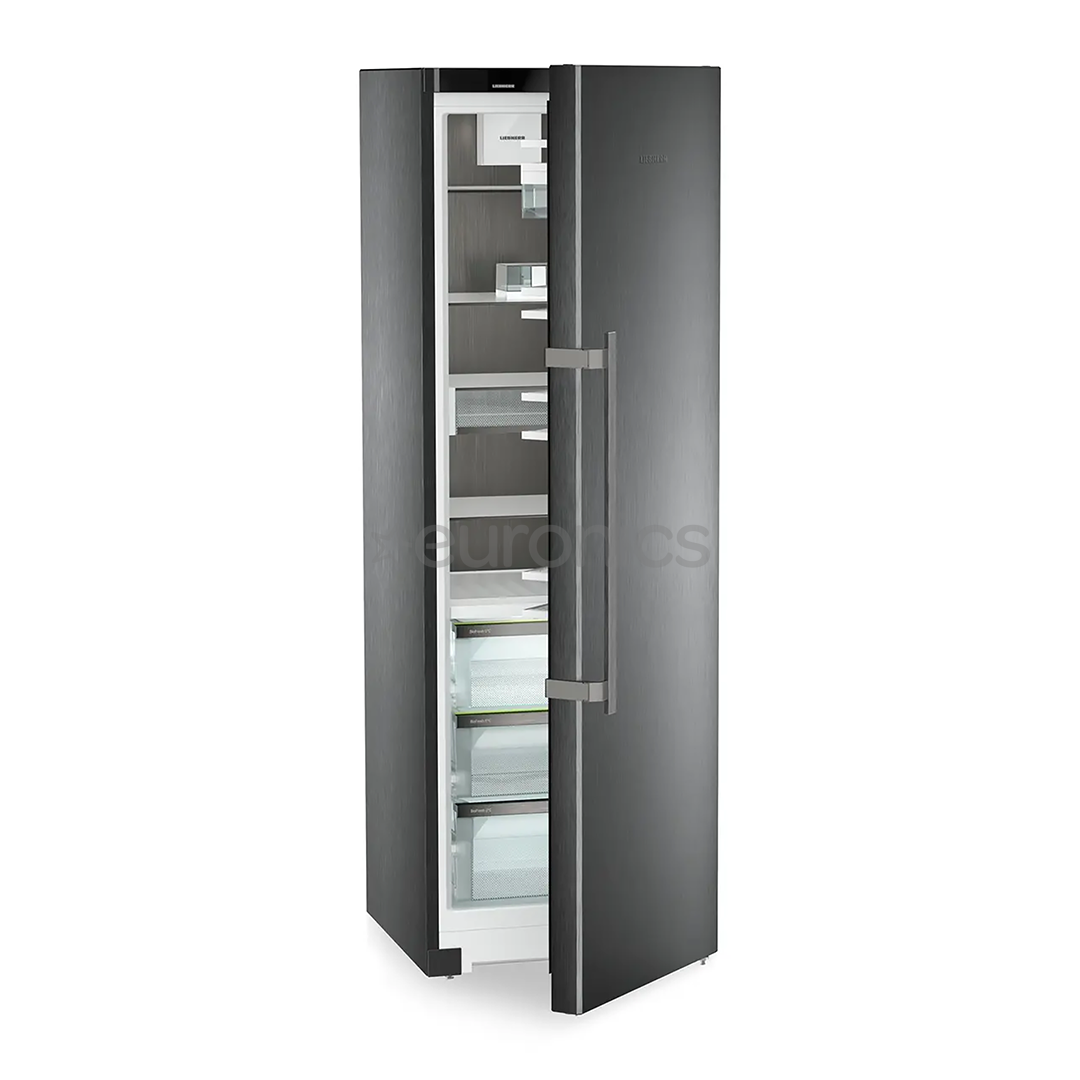 Liebherr Prime BioFresh, 387 л, высота 186 см, черная нерж. сталь - Холодильный шкаф
