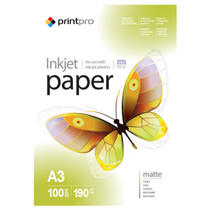 ColorWay PrintPro Matte, A3, 100, tk - Fotopaber PME190100A3
