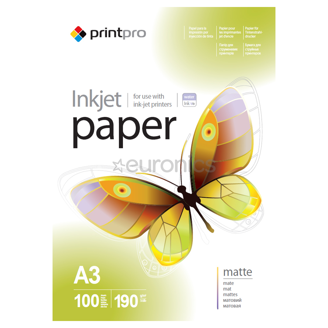 ColorWay PrintPro Matte, A3, 100, tk - Fotopaber