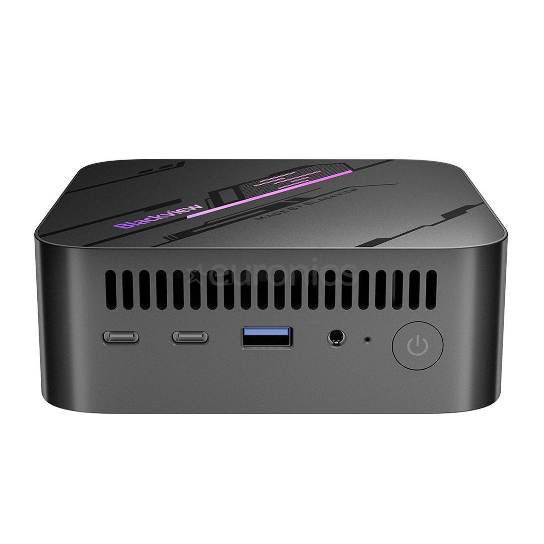 BlackView MP100, Ryzen 5, 32 GB, 1 TB, W11P, grey - Desktop PC