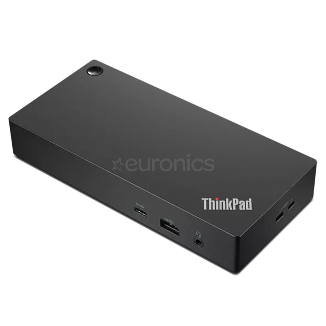 Lenovo ThinkPad Universal USB-C Dock, must - Sülearvuti dokk