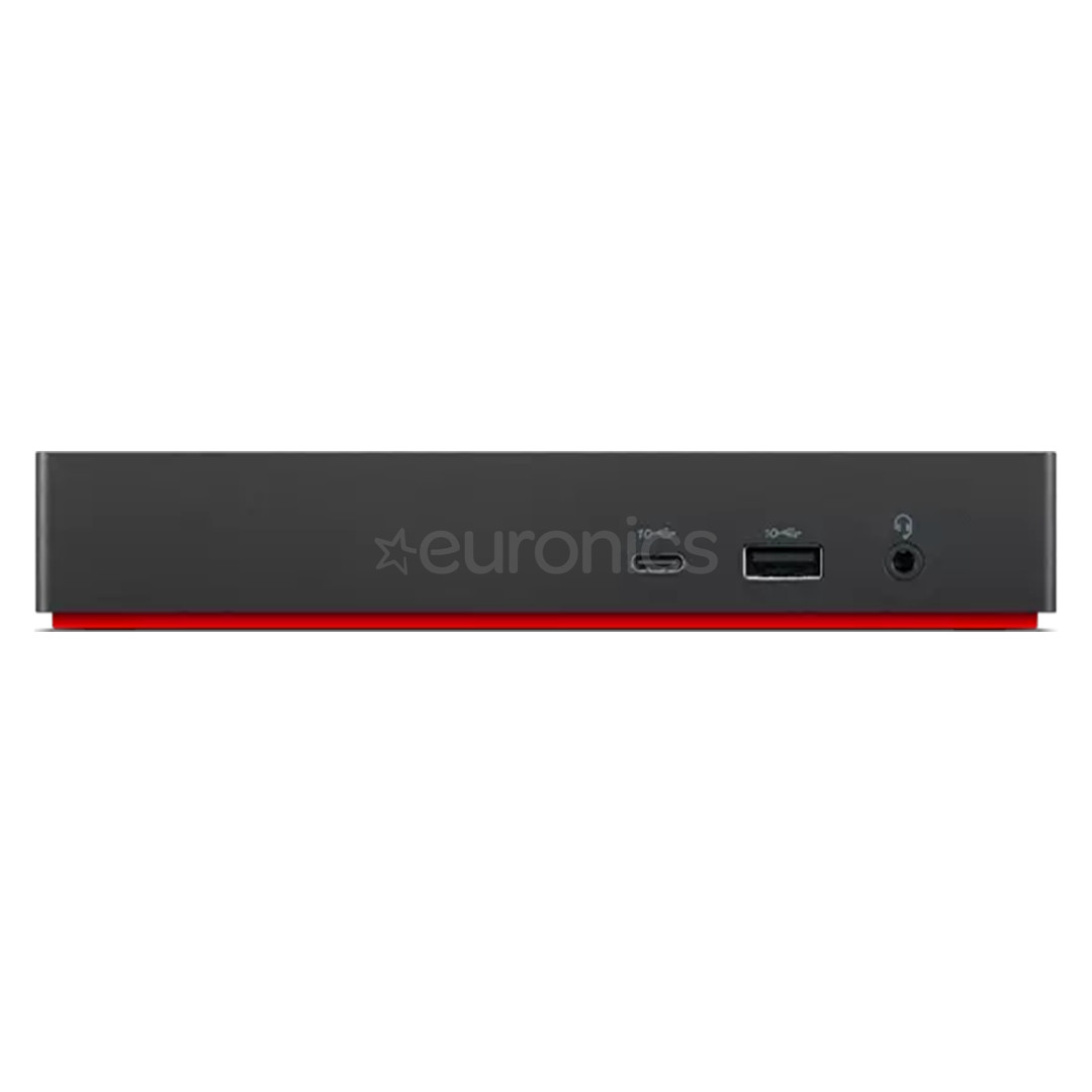 Lenovo ThinkPad Universal USB-C Dock, must - Sülearvuti dokk