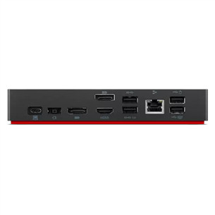 Lenovo ThinkPad Universal USB-C Dock, must - Sülearvuti dokk
