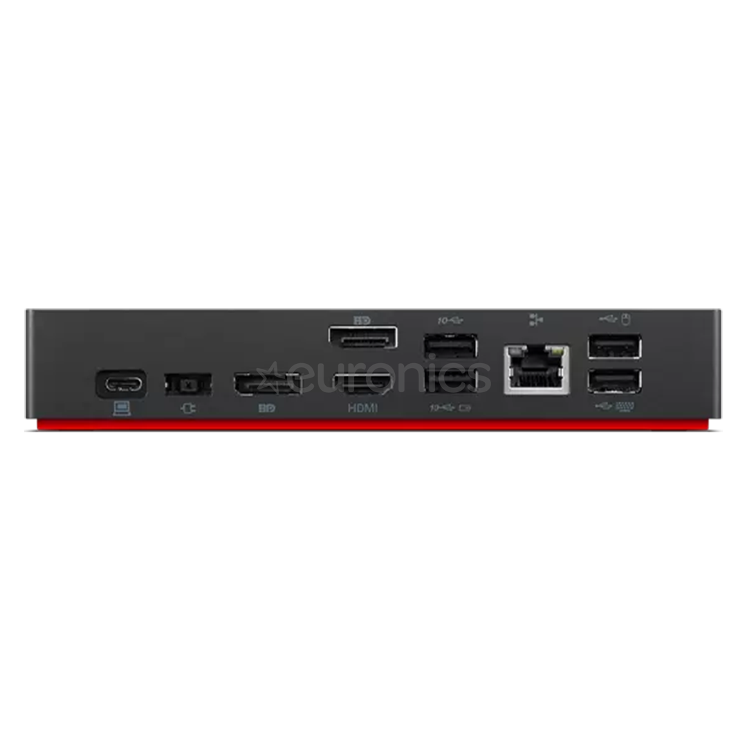 Lenovo ThinkPad Universal USB-C Dock, black - Notebook dock