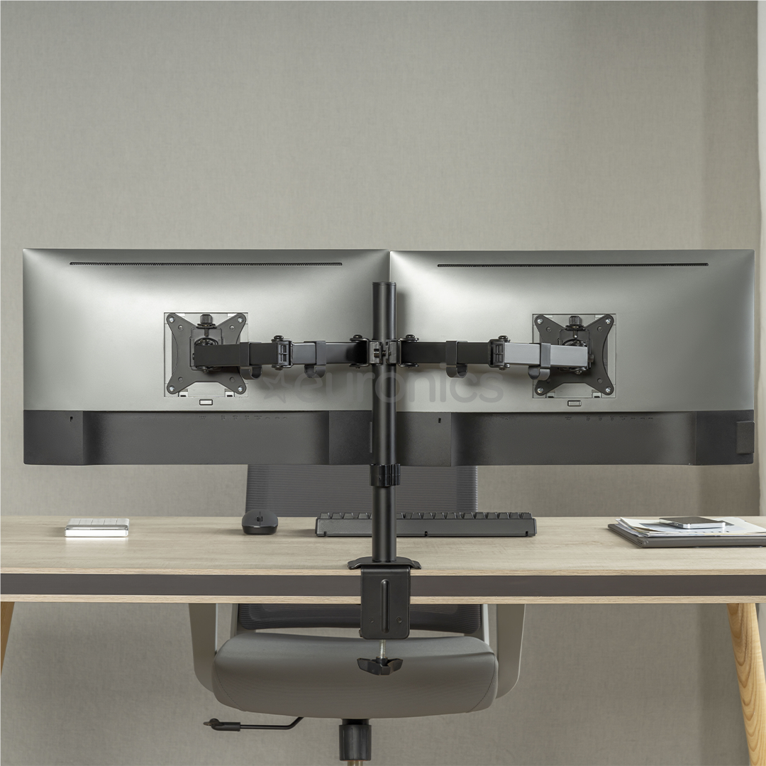 Deltaco Dual Desk Mount, 13-32'', черный - Крепление для монитора