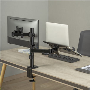 Deltaco Dual Desk Mount, 13-32'', черный - Крепление для монитора