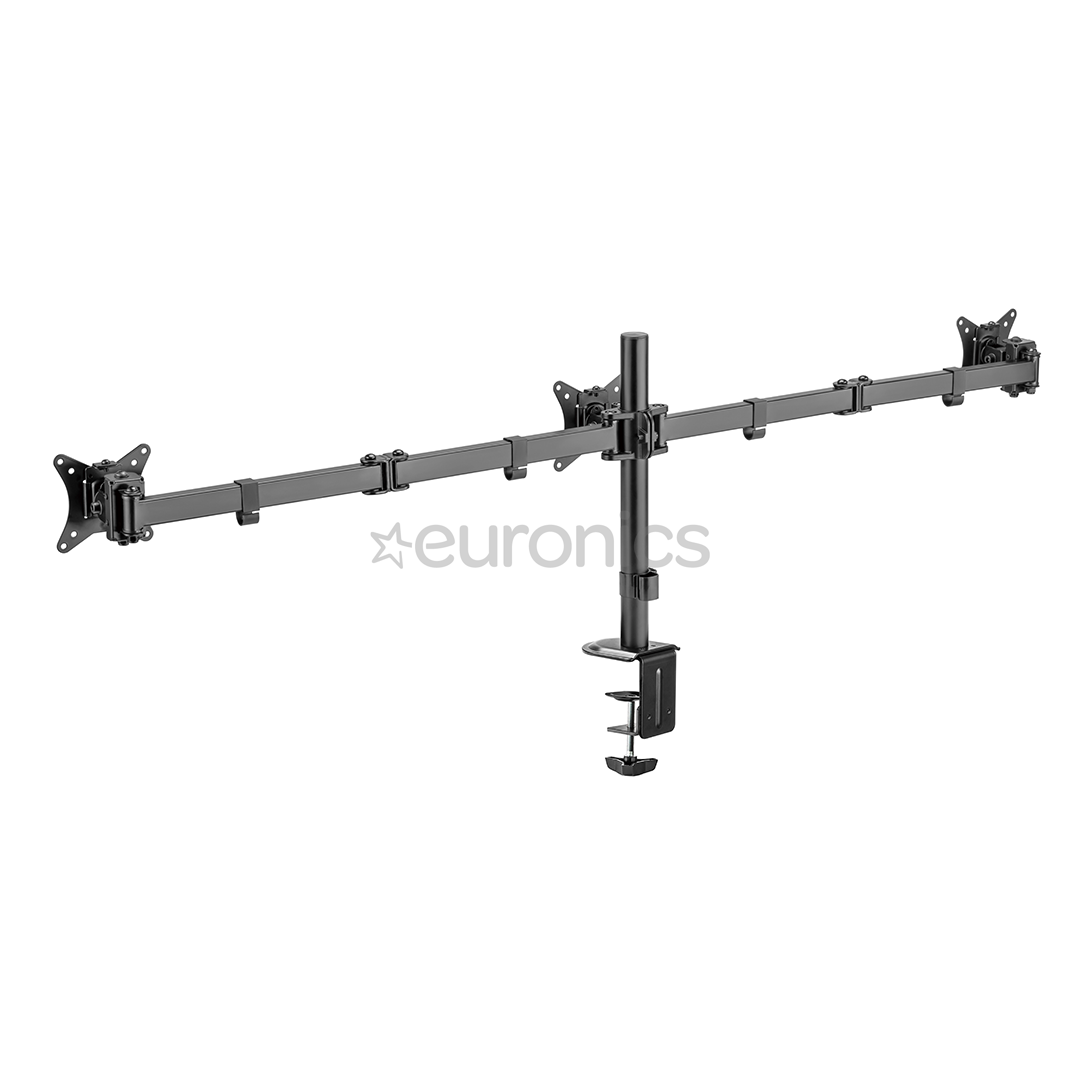 Deltaco Triple Desk Mount, 13-27'', черный - Крепление для монитора