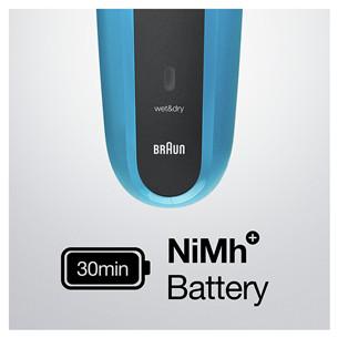 Braun Series 3 Shave & Style, Wet & Dry, синий - Бритва