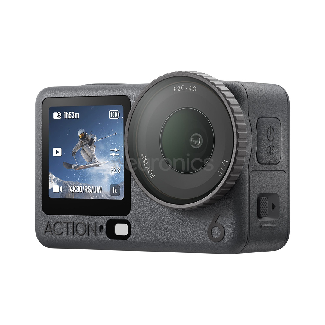 Dji Osmo Action 6, Adventure bundle, черный - Экшн-камера