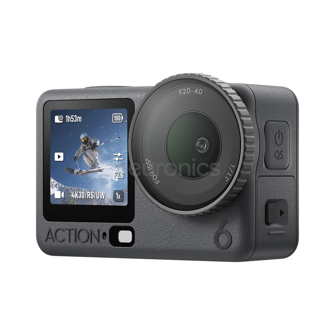 Dji Osmo Action 6, Adventure bundle, черный - Экшн-камера