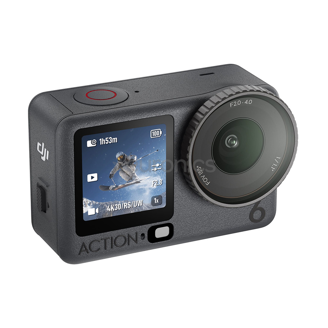 Dji Osmo Action 6, Adventure bundle, черный - Экшн-камера