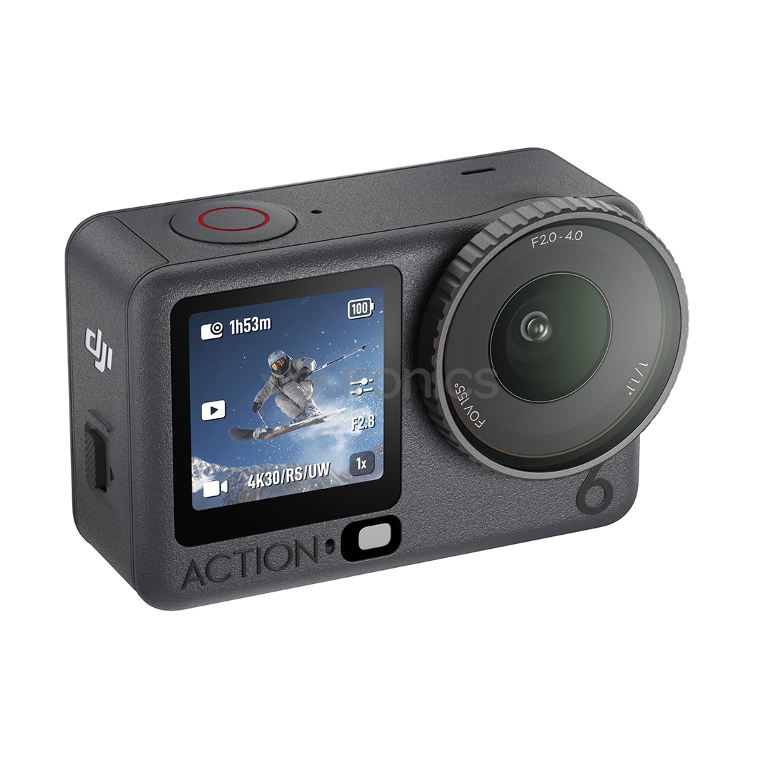 Dji Osmo Action 6, Adventure bundle, черный - Экшн-камера