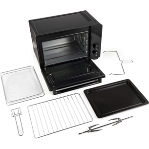 Hisense, 30 л, 1800 Вт, черный - Мини-духовка