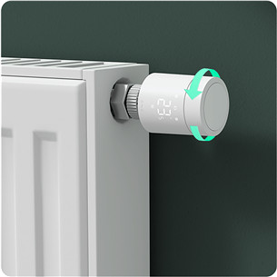 Aqara Radiator Thermostat W600, valge - Nutikas radiaatori termostaat