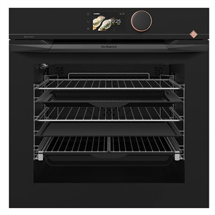 De Dietrich, pyrolytic cleaning, 73 L, black - Built-in oven DOP4756H