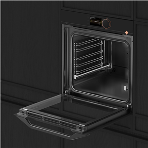 De Dietrich, pürolüütiline puhastus, 73 L, must - Integreeritav ahi