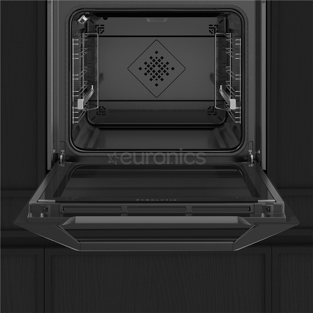 De Dietrich, pürolüütiline puhastus, 73 L, must - Integreeritav ahi