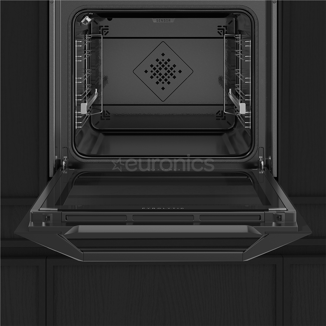 De Dietrich, pürolüütiline puhastus, 73 L, must - Integreeritav ahi