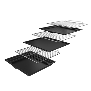 De Dietrich, pürolüütiline puhastus, 73 L, must - Integreeritav ahi