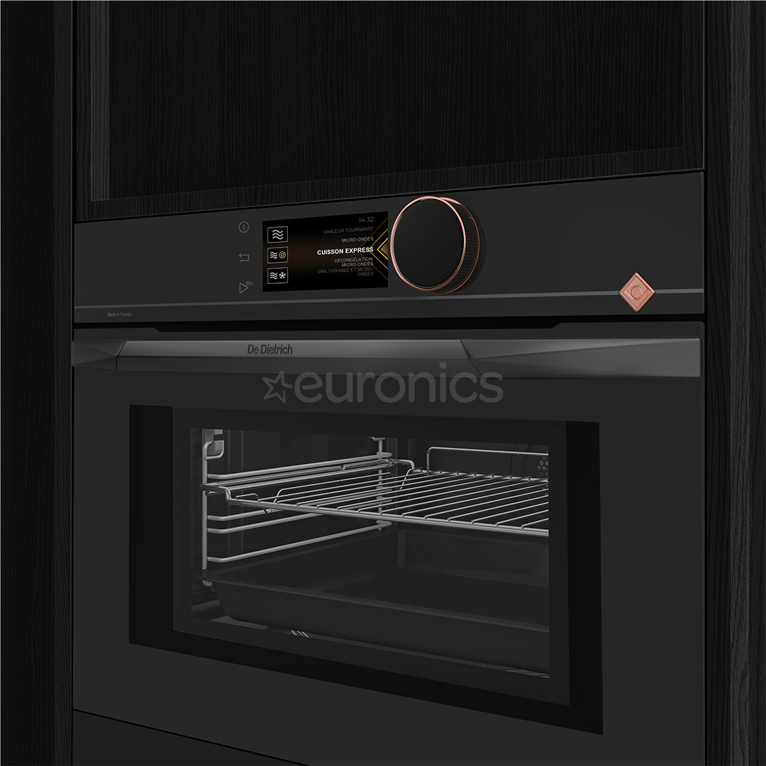 De Dietrich, 40 L, black - Built-in microwave oven with grill