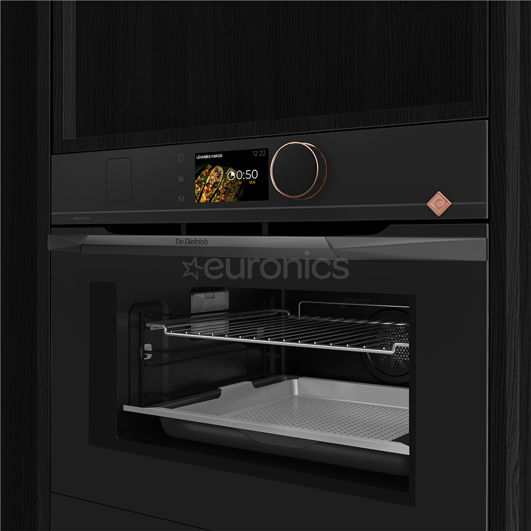 De Dietrich, pürolüütiline puhastus, 40 L, must - Integreeritav kompaktahi