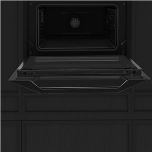 De Dietrich, pürolüütiline puhastus, 40 L, must - Integreeritav kompaktahi