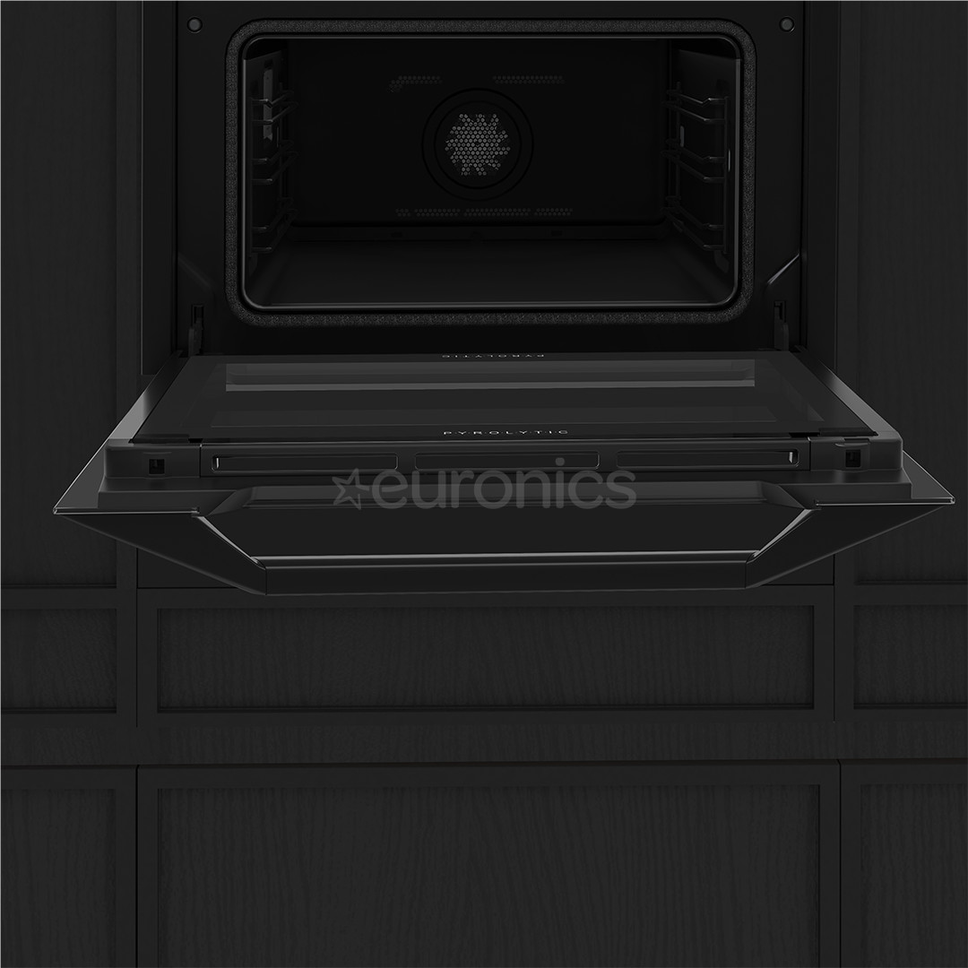 De Dietrich, pürolüütiline puhastus, 40 L, must - Integreeritav kompaktahi