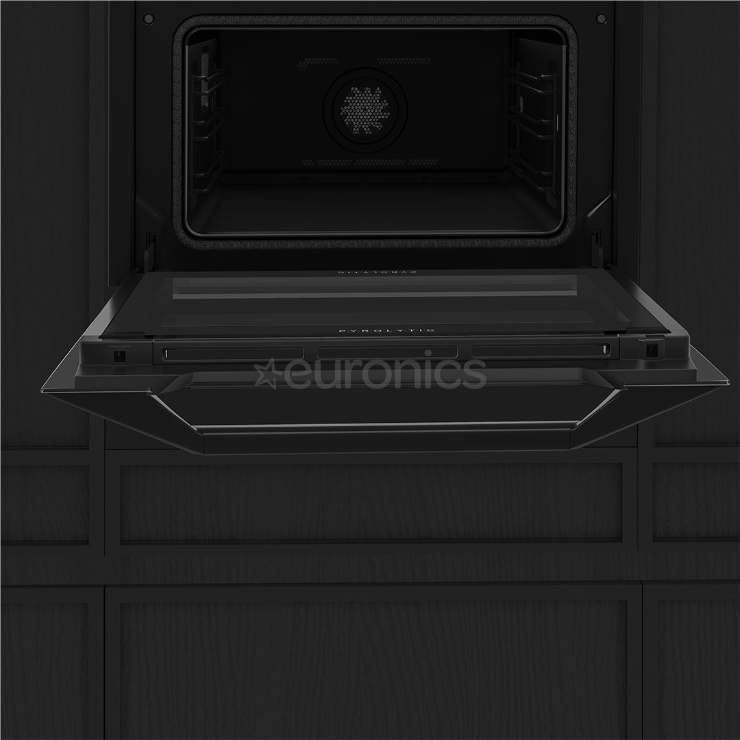 De Dietrich, pürolüütiline puhastus, 40 L, must - Integreeritav kompaktahi