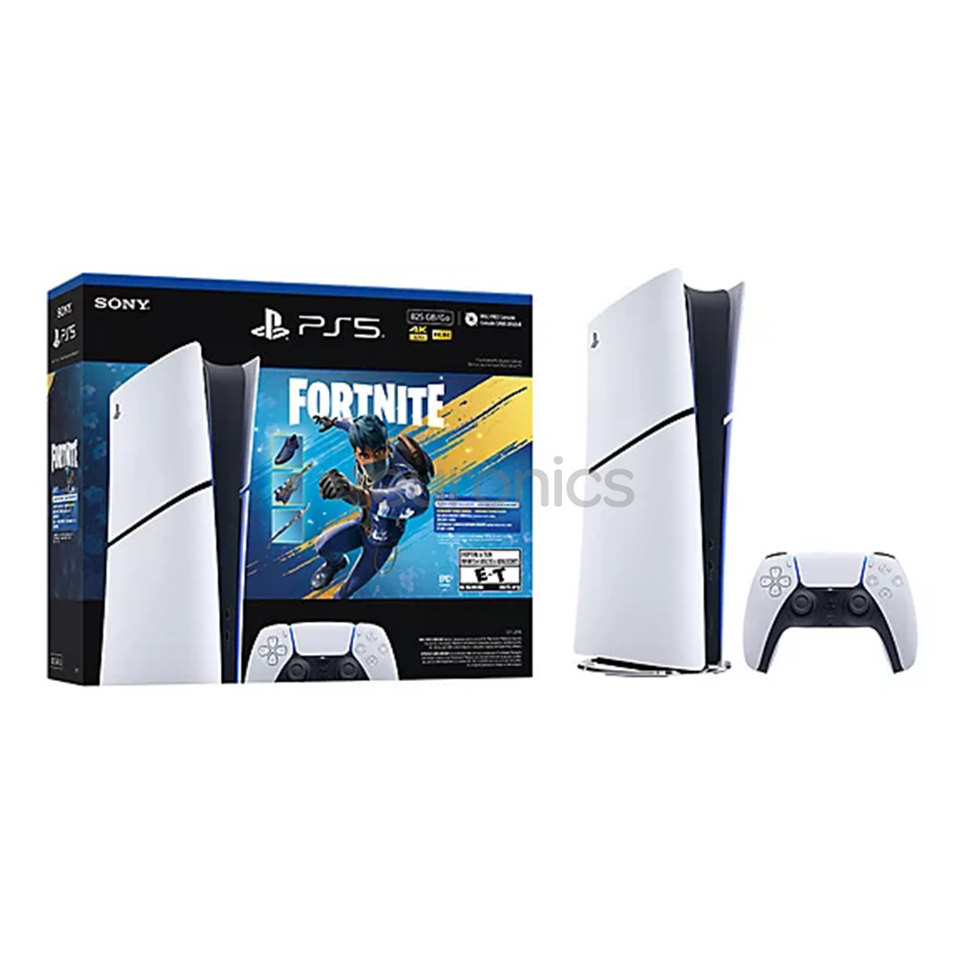 Sony PlayStation 5 Slim Digital Fortnite Flowering Chaos Bundle, 825 GB, valge - Mängukonsool